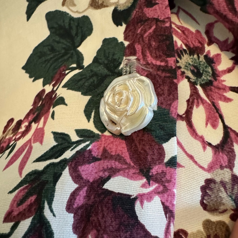 Vintage Early 90’s Floral Print Sailor Collar Dress - Picture 8 of 8